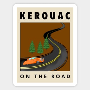 On the Road with Jack Kerouac Magnet